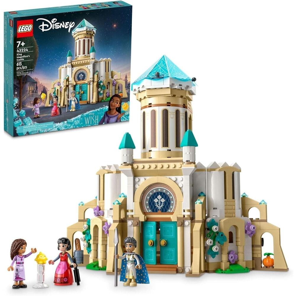 LEGO Disney Wish: King Magnifico's Castle 43224 Building Toy Set, Collectible - Picture 3 of 13